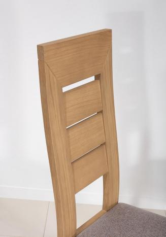 Chaise Mathis réalisé en Chêne Massif Ligne contemporaine