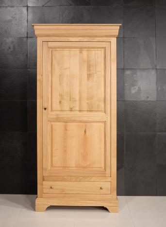 Bonnetière 1 porte 1 tiroir Sébastien, réalisée en Chêne massif de style Louis Philippe SEULEMENT 1 DISPONIBLE