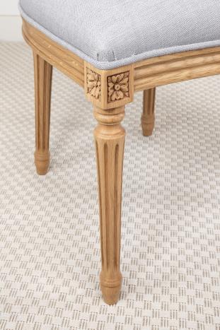 Chaise Simon réalisée en Chêne Massif de style Louis XVI Tisssu Cimpotextil