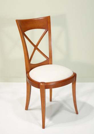 Chaise Armelle réalisée en Chêne Massif de style Louis Philippe 