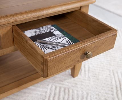 Table Basse Ludovic en Chêne de style Campagnard