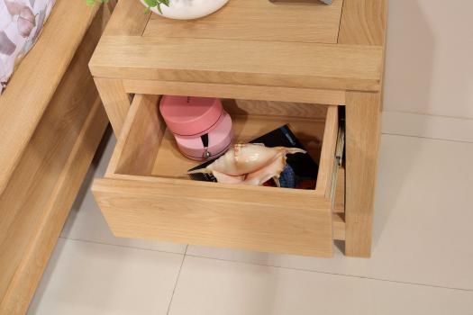 Table de nuit 2 tiroirs Collection Nature réalisée en Chêne Massif  de style Contemporain 