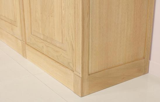 Buffet 3 portes 3 tiroirs Gaspard, réalisé en Chêne massif de style Directoire