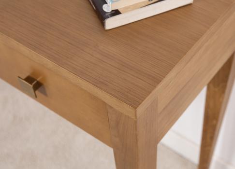 Console Louis réalisée en Chêne et Merisier de ligne Contemporaine