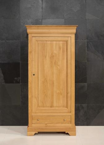 Bonnetière 1 porte 1 tiroir Louis réalisée en Chêne massif de style Louis Philippe SEULEMENT 1 DISPONIBLE