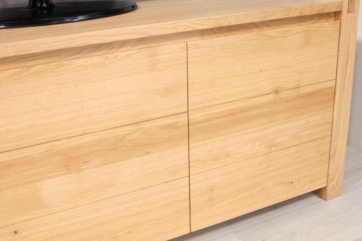 Meuble TV Jean Lin réalisé en chêne de ligne Contemporaine
