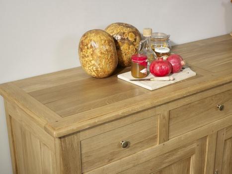 Buffet 3 portes Rémy réalisé en Chêne Massif de style Campagnard