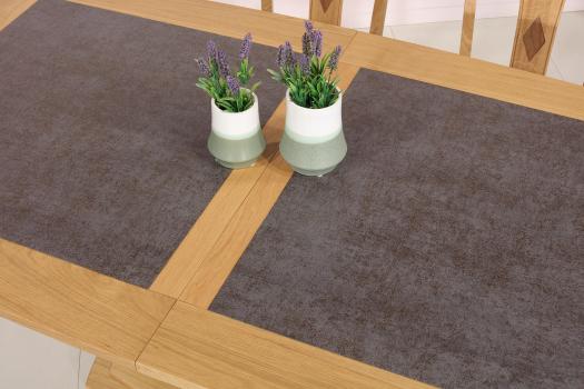 Table de repas Contemporaine 200x110 réalisée en Chêne massif avec céramique