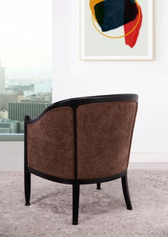 Fauteuil Cabriolet Mathieu réalisé en Chêne Massif de style Louis Philippe SEULEMENT 1 DISPONIBLE