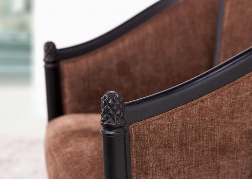 Fauteuil Cabriolet Mathieu réalisé en Chêne Massif de style Louis Philippe SEULEMENT 1 DISPONIBLE