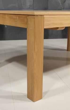 Table de repas rectangulaire Jean réalisée en chêne Ligne Contemporaine 180x105 avec ses 3 allonges de 60 cm  Longueur totale 360x105  SEULEMENT 1 DISPONIBLE