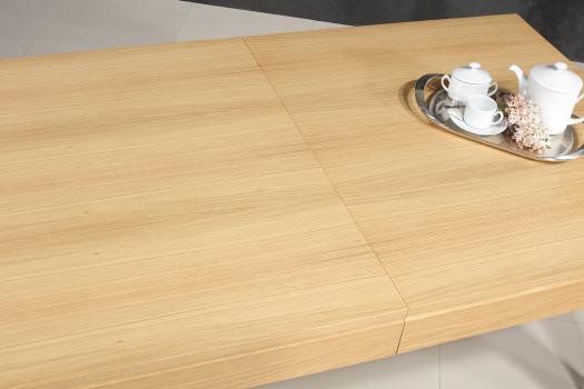 Table de repas rectangulaire Jean réalisée en chêne Ligne Contemporaine 180x105 avec ses 3 allonges de 60 cm  Longueur totale 360x105  SEULEMENT 1 DISPONIBLE