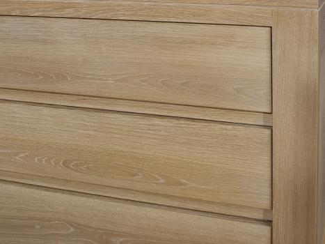 Commode 3 tiroirs réalisée en Chêne Massif de style Contemporain 