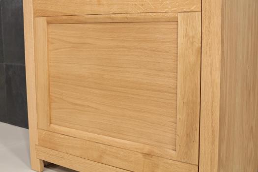 Vitrine 2 portes Loann réalisée en Chêne  de style Contemporain 