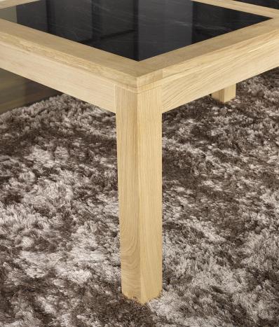 Table de repas rectangulaire 160X100 Mathéo réalisée en Chêne Ligne Contemporaine