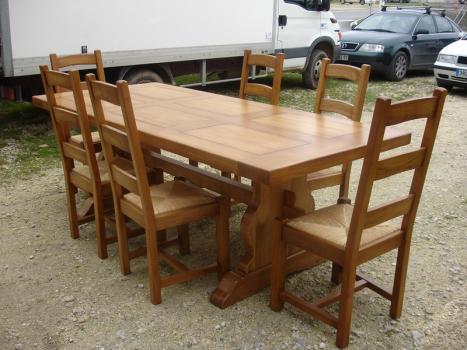 Table Monastère 250x100 en Chêne Massif