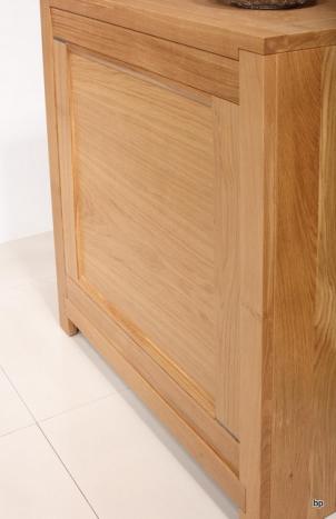 Meuble de rangement 1 porte Loann réalisé en Chêne de ligne contemporaine SEULEMENT 1 DISPONIBLE