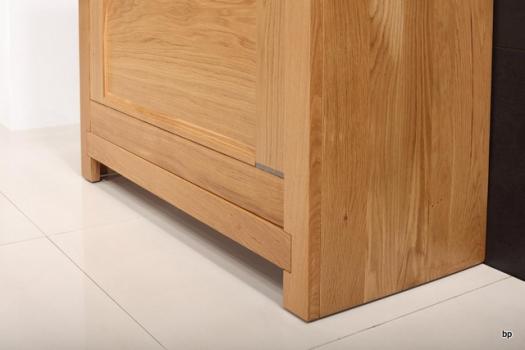 Meuble de rangement 1 porte Loann réalisé en Chêne de ligne contemporaine SEULEMENT 1 DISPONIBLE