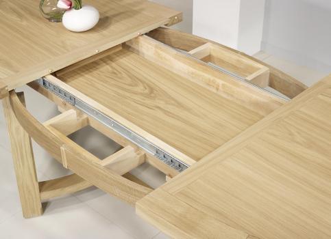 Table de ferme ovale Tom réalisée en Chêne Massif de style Campagnard 170*110 