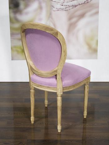 Chaise Simon réalisée en Chêne Massif de style Louis XVI Finition Chêne Brossé 