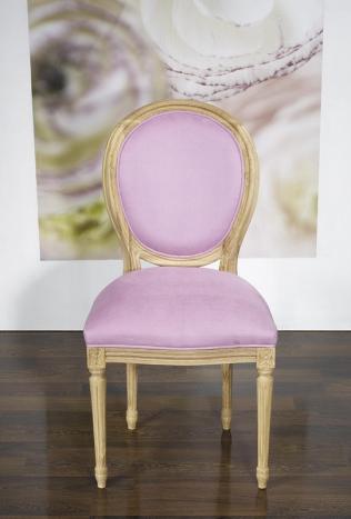 Chaise Simon réalisée en Chêne Massif de style Louis XVI Finition Chêne Brossé 