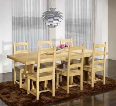 Table monastère 200x100 réalisée en chêne massif 