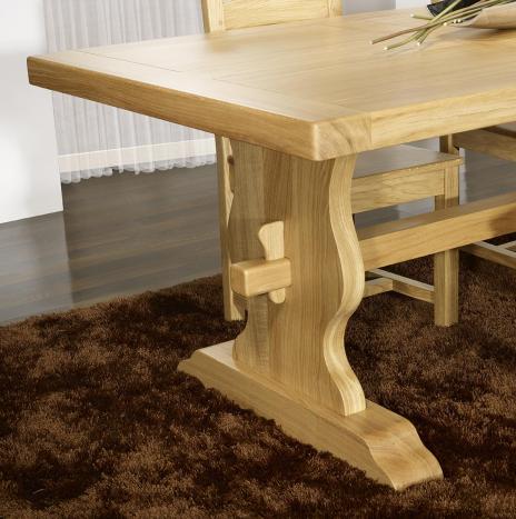 Table monastère 200x100 réalisée en chêne massif 