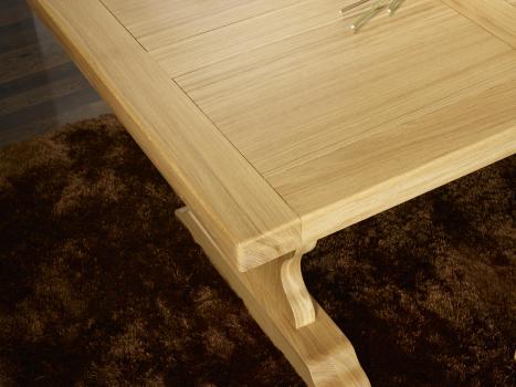 Table monastère 200x100 réalisée en chêne massif 