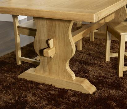 Table monastère 200x100 réalisée en chêne massif 