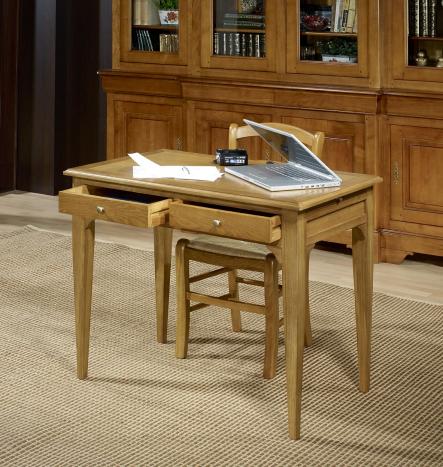 Table d'ecriture Lucas en Chêne de style Louis Philippe 