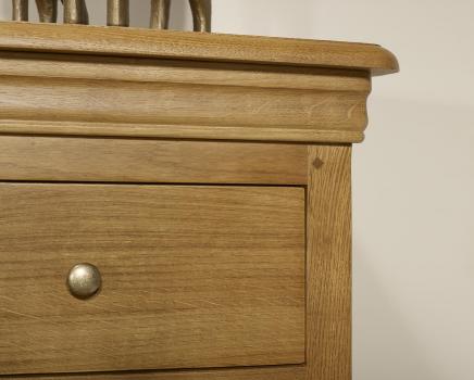 Chiffonnier 6 tiroirs Benjamin réalisé en Chêne Massif de style Louis Philippe