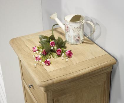 Chiffonnier 6 tiroirs Benjamin réalisé en Chêne Massif de style Louis Philippe Finition Chêne Brossé Naturel