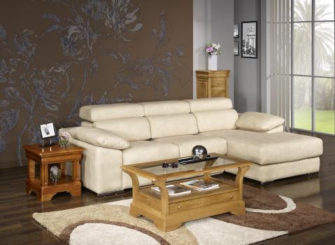Table Basse Raphael réalisée en Chêne Massif de style Louis Philippe 