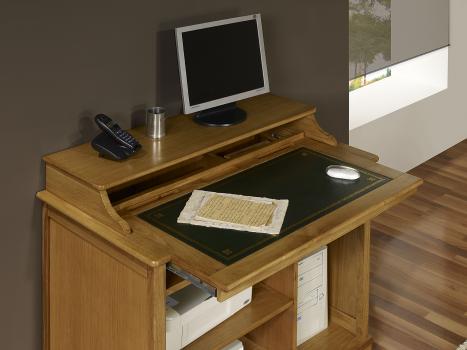  Petit bureau Informatique réalisé en Chêne de style Louis Philippe