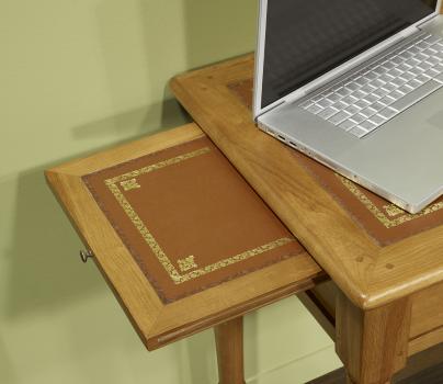 Table à écrire 2 tiroirs réalisée en Chêne de style Louis Philippe Largeur 100 