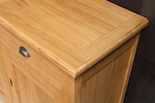 Buffet 3 portes Yann réalisé en Chêne Massif de style Campagnard Chêne Naturel Antik 