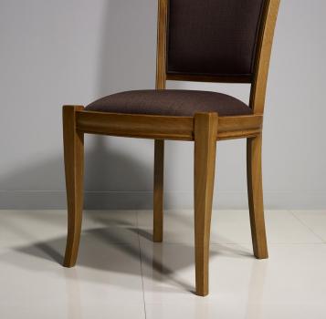 Chaise Benjamin en chêne massif de style Louis Philippe 