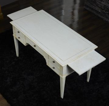 Bureau Ministre 5 tiroirs Xavier, réalisé en Chêne massif de style Directoire 