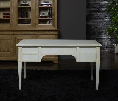 Bureau Ministre 5 tiroirs Xavier, réalisé en Chêne massif de style Directoire 