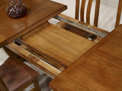 Table Monastère Eliot 220x110 réalisée en Chêne Massif 2 ALLONGES DE 45 CM