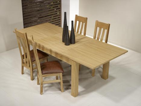 Table de repas rectangulaire 180X100 Théo réalisée en Chêne Ligne Contemporaine