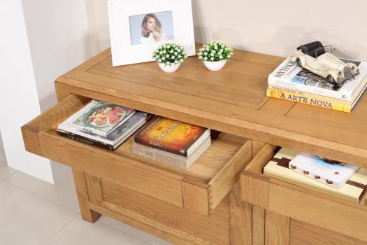 Buffet 2 portes réalisé en Chêne Massif de style Contemporain  FIN DE SERIE 1 DISPONIBLE