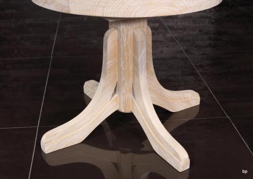 Fauteuil de Bureau Marc réalisé en Chêne Massif PIVOTANT Assise tissu d'ameublement