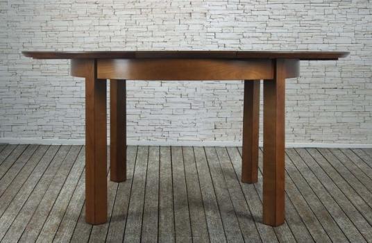 Table ronde Emy réalisée en chene de ligne contemporaine  plateau céramique
