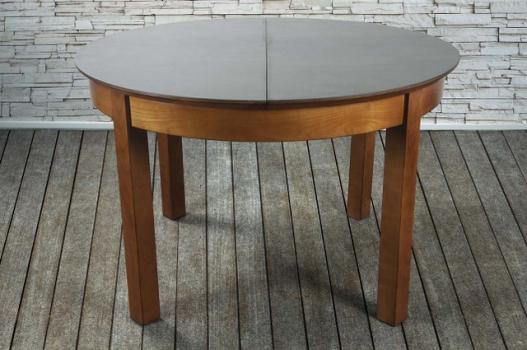 Table ronde Emy réalisée en chene de ligne contemporaine  plateau céramique