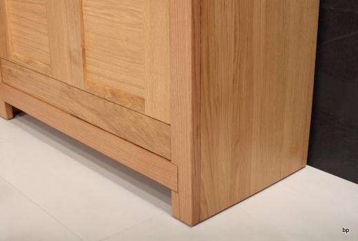 Petit Buffet 2 portes LOANN réalisé en Chêne Massif Contemporain