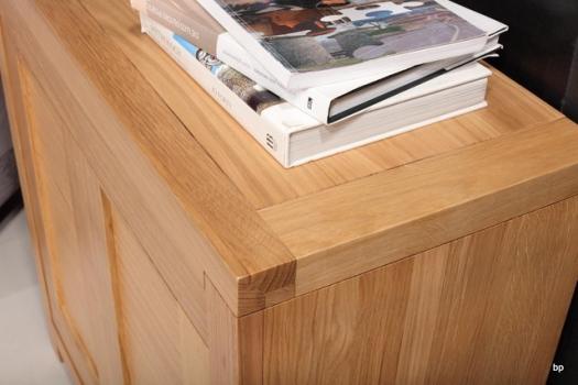 Petit Buffet 2 portes LOANN réalisé en Chêne Massif Contemporain