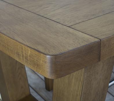 Table rectangulaire Samuel 220x110 réalisée en Chêne Massif 4 allonges de 40