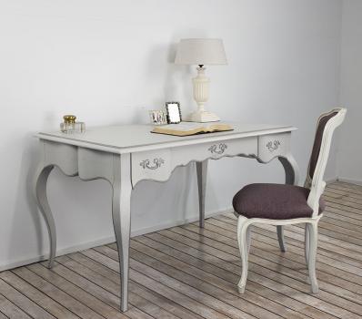 Bureau Ministre Luc réalisé en chêne de Style Louis XV Finition Chêne Brossé 