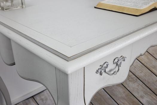 Bureau Ministre Luc réalisé en chêne de Style Louis XV Finition Chêne Brossé 